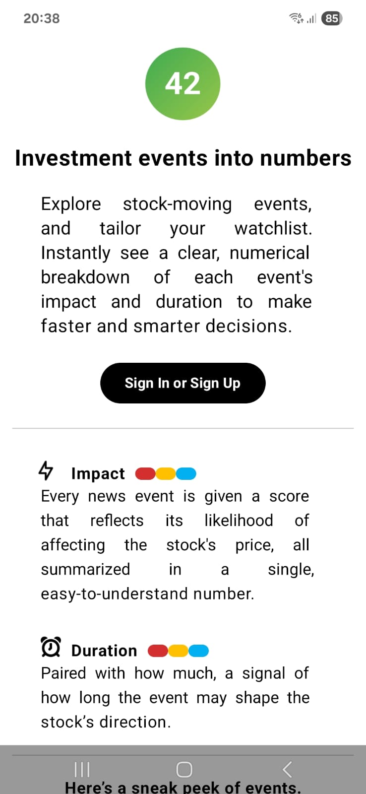 42 app interface slide 5